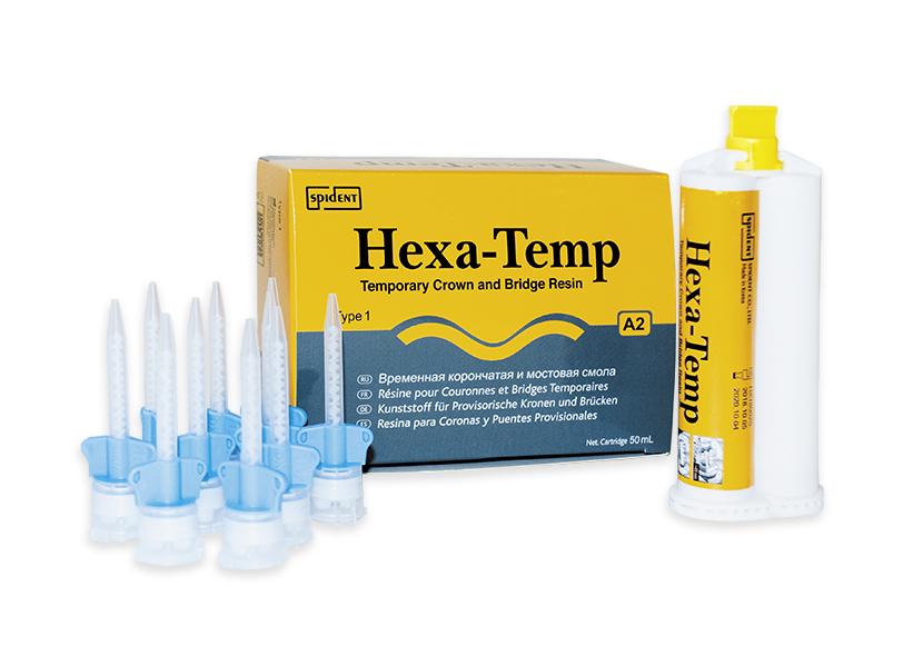 HEXA-TEMP, TW, композитный материал для изготовления временных конструкций, 50 мл., Spident, Южная Корея