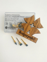 Щетка КАГАЯКИ ШАРП / KAGAYAKI SHARP пропитанная карбидом кремния /конус/, 1 уп. /10 шт./, 1111, Kagayaki, Россия