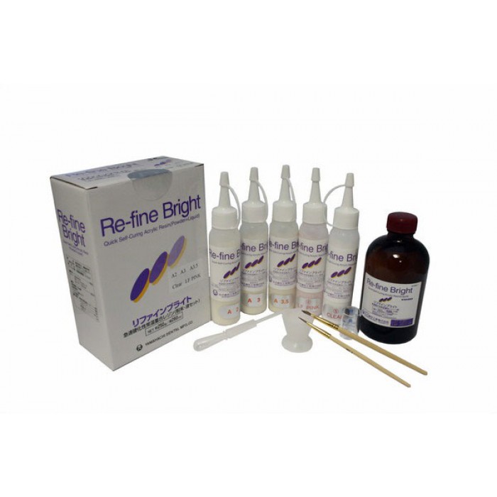 Пластмасса РЕ-ФАЙН НАБОР / Re-Fine Bright C2 SET /5*50 гр.+260 мл/, YAMAHACHI, Япония