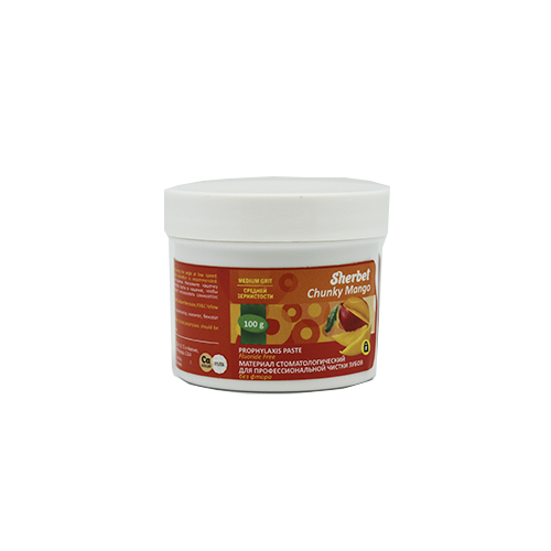 Паста профилактическая Sherbet Prophylaxis Paste манго /без фтора/, средняя, 100 гр.