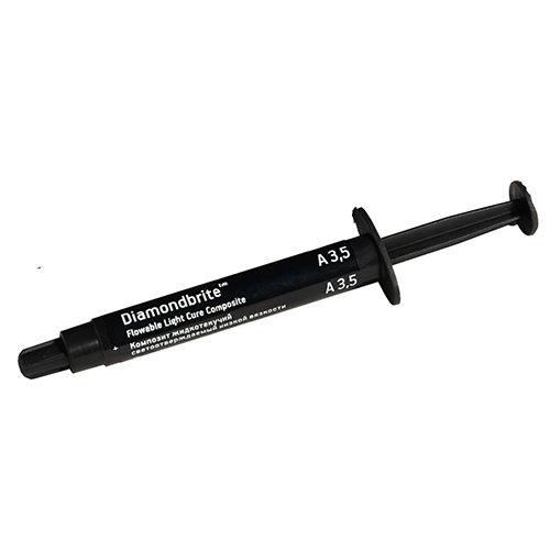 ДАЙМОНДБРАЙТ FLOWABLE A2 / DIAMONDBRITE FLOWABLE LIGHT CURE COMPOSITE, жидкотекучий светоотверждаемый композит /1 шприц 2.0 гр./, США