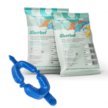 Одноразовые ложки аппликационные Sherbet Dual Arch Trays /синие/, размер L, 50 шт., D737L, Huanghua Promisee Dental Co. Ltd., КНР
