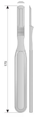 Распатор, прямой, 175х12 мм., ОХ-4-212, ММИЗ