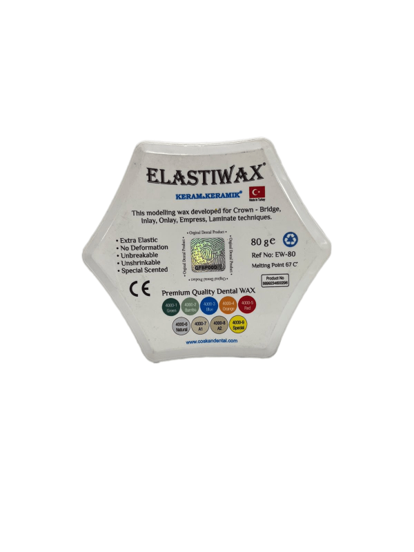 Воск для моделирования ЭЛАСТИВАКС A1 / Elastiwax A1, цвета А1, 80 гр., KERAM&KERAMIK