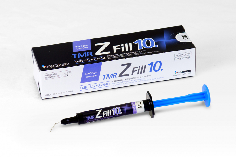 TMR Z FILL 10. LOW FLOW OW, светоотверждаемый композитный наногибридный, цирконосодержащий материал, 1 шприц /2.6 гр./, YAMAKIN
