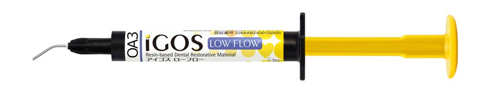 IGOS LOW FLOW OA3, светоотверждаемый низкотекучий композитный материал, 1 шприц /2.6 гр./, YAMAKIN