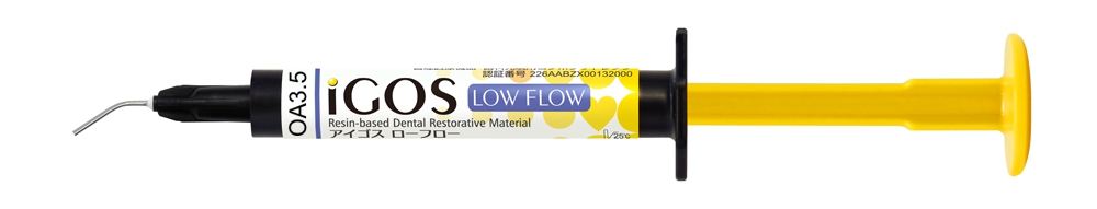 IGOS LOW FLOW OA3.5, светоотверждаемый низкотекучий композитный материал, 1 шприц /2.6 гр./, YAMAKIN