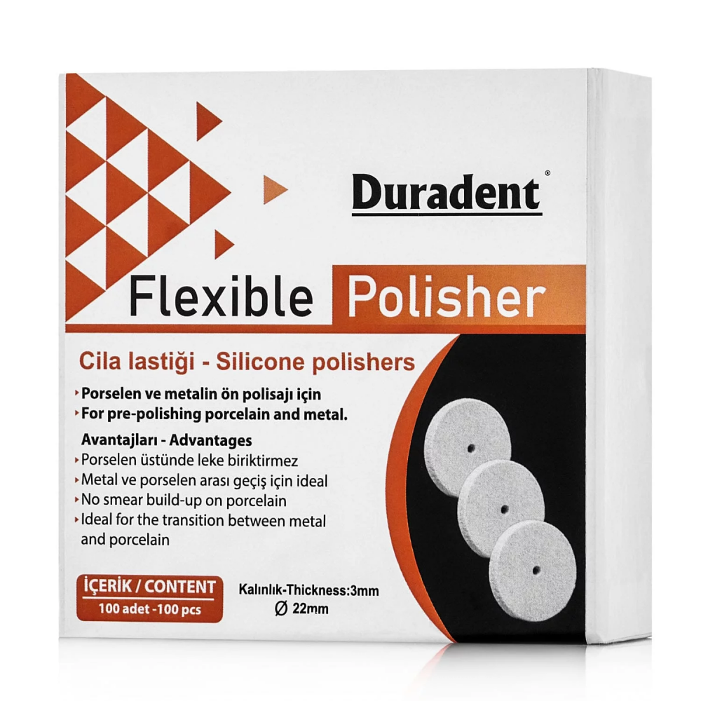 Полир силиконовый для керамики и металла Flexible Polisher, 1 уп. /100 шт./, ERK DENTAL, Турция