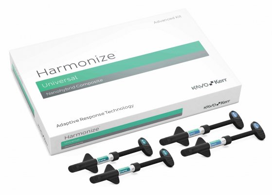 ГАРМОНАЙЗ НАБОР / Harmonize Intro Kit Syringe, универсальный композит с использованием технологии ART /4 шприца /A3D, A3.5D, A2E, A3E/ по 4 гр./, KERR, США