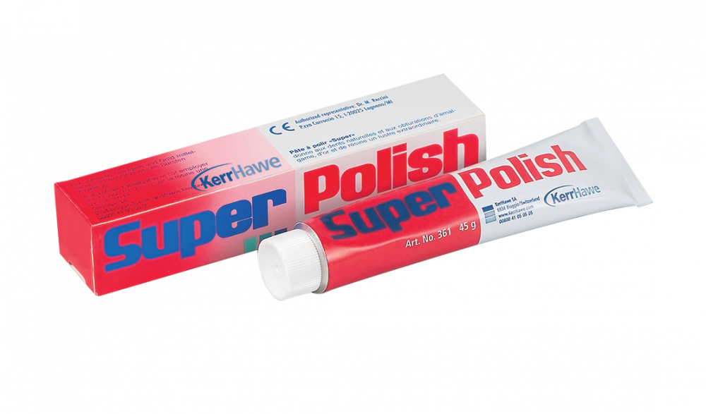 Паста СУПЕРПОЛИШ / SUPERPOLISH без фтора, 45 гр, арт. 361, Kerr, Италия