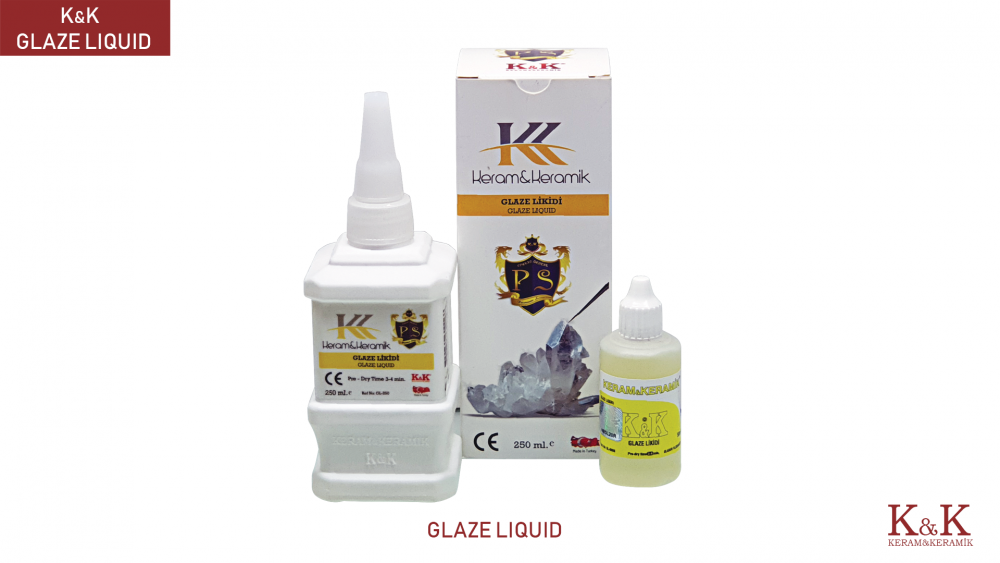 Жидкость для глазури GLAZE LIQUID, 50 мл., KERAM&KERAMIK