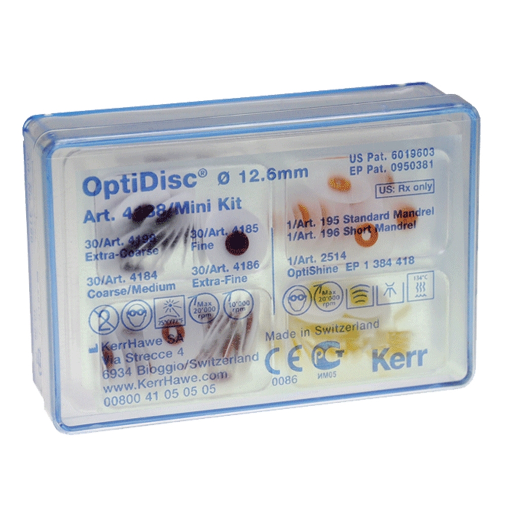 Диски ОПТИДИСК НАБОР / OptiDisc MINI KIT, 1 набор /Ø12.6 по 30 шт./, KERR
