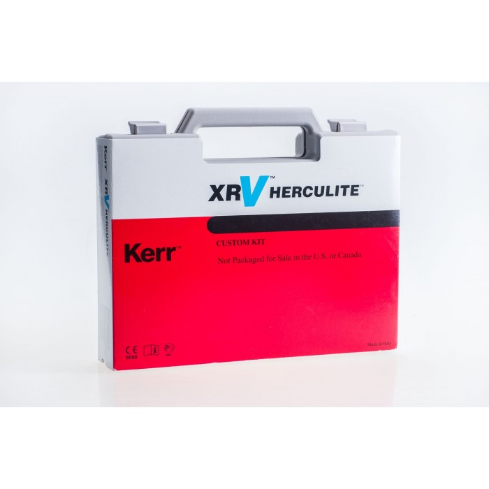 ГЕРКУЛАЙТ XRV УЛЬТРА ИНТРО КИТ / HERCULITE XRV Ultra Intro Kit, универсальный, микрогибридный, 1 стартовый набор /6 шприцев по 5 гр.: эмаль A1, A2, A3, B2, дентин A2, A3, 1 бутылочка 5 мл. OptiBond Solo Plus, 1 шприц (3 г) протравливающего геля с 10 однор