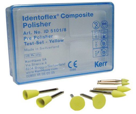 Полиры для полировки композитов IDENTOFLEX COMPOSITE POLISHERS /АССОРТИ/, 1 уп. /8 шт./, KERR