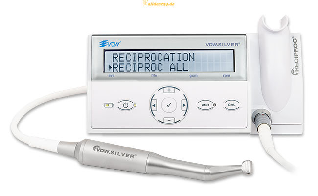 Эндодонтический мотор SILVER RECIPROC + угловой наконечник SIRONA 6.1, арт. 1163 000 000, VDW