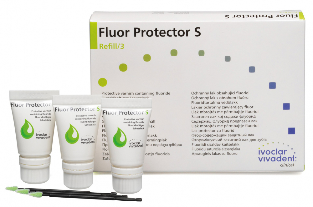 ФЛУОР ПРОТЕКТОР / FLUOR PROTECTOR S, фторсодержащий защитный лак для снижения чувствительности, 1 шт. /7 гр./, 639520AN, Ivoclar Vivadent