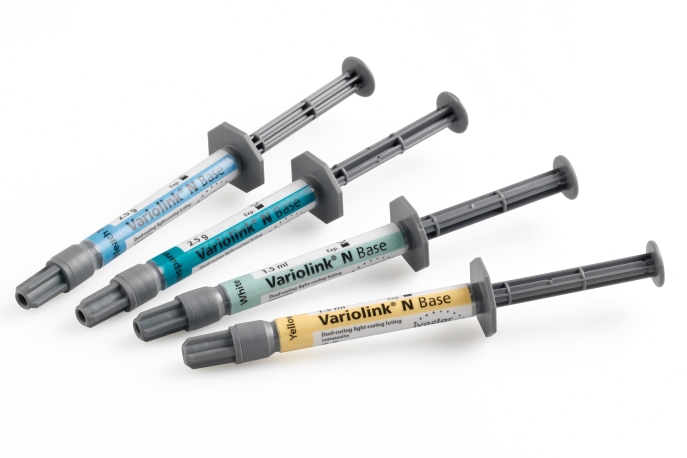 ВАРИОЛИНК N базовый /Yellow/ / Variolink N Base Yellow, композитная система двойного и светового отверждения, 1.5 мл., арт. 632334AN, Ivoclar Vivadent, Лихтенштейн