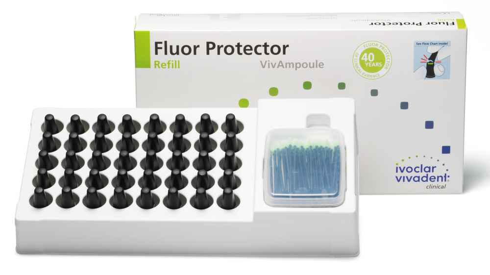 ФЛУОР ПРОТЕКТОР Single Dose / Fluor Protector Single Dose, фторсодержащий защитный лак для снижения чувствительности, 1 уп. /40 по 0.4 мл./, 1 уп, арт. 550579AN, Ivoclar Vivadent, Лихтенштейн