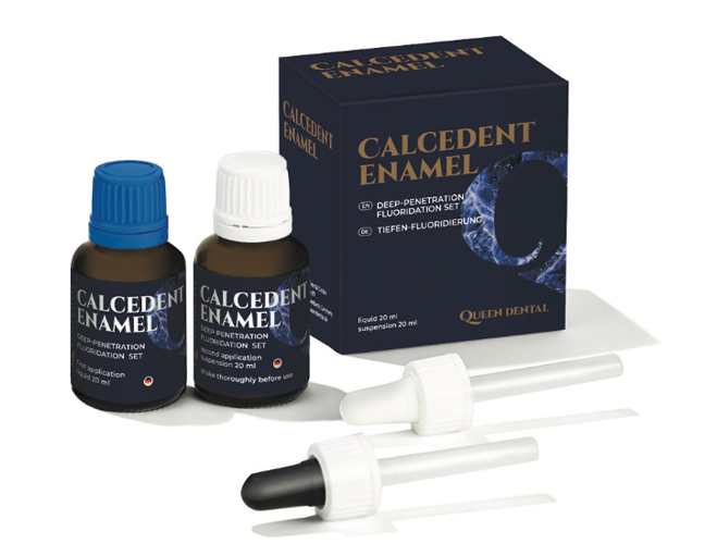 КАЛЬЦЕДЕНТ ЭМАЛЬ / CALCEDENT ENAMEL, для глубокого фторирования эмали /20+20 мл./, Германия
