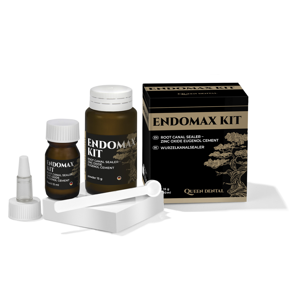 ЭНДОМАКС НАБОР / ENDOMAX KIT, материал для пломбирования каналов, комплект /15 гр.+10 мл./, Германия