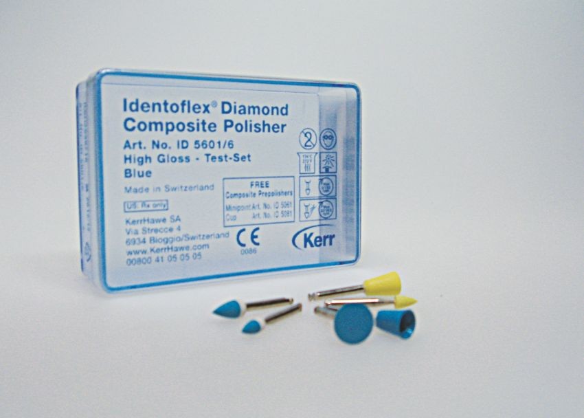 Полиры алмазные IDENTOFLEX DIAMOND COMPOSITE POLISHERS, для полировки композитов, /АССОРТИ/, 6 шт., HND, Швейцария
