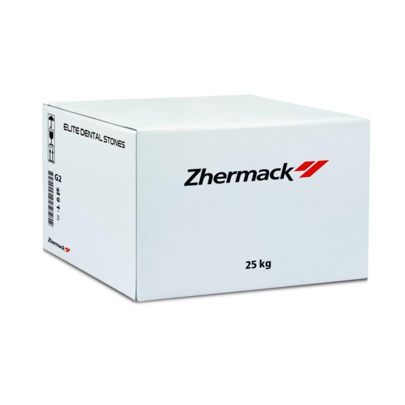 Гипс IV класса ELITE ROCK WHITE, создание моделей и съемных культей, 25 кг./коробка/, Zhermack