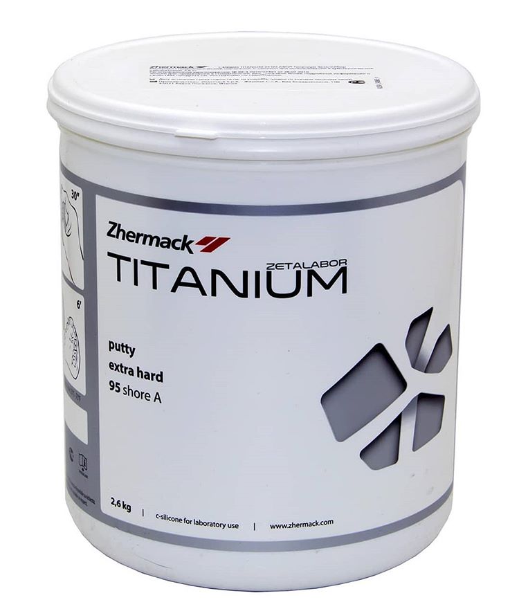 ТИТАНИУМ / TITANIUM, С-силикон зуботехнический, 2.6 кг., ZHERMACK S.P.A.