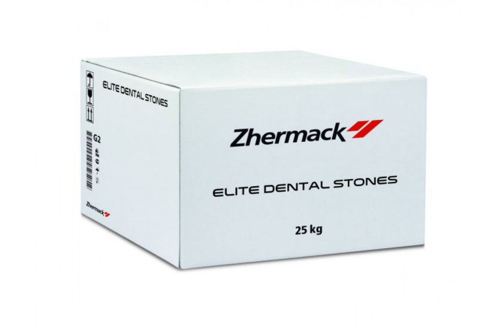 Гипс IV класса ELITE BASE ROYAL BLUE, для базисов разборных мод., 25 кг /коробка/, Zhermack, Италия