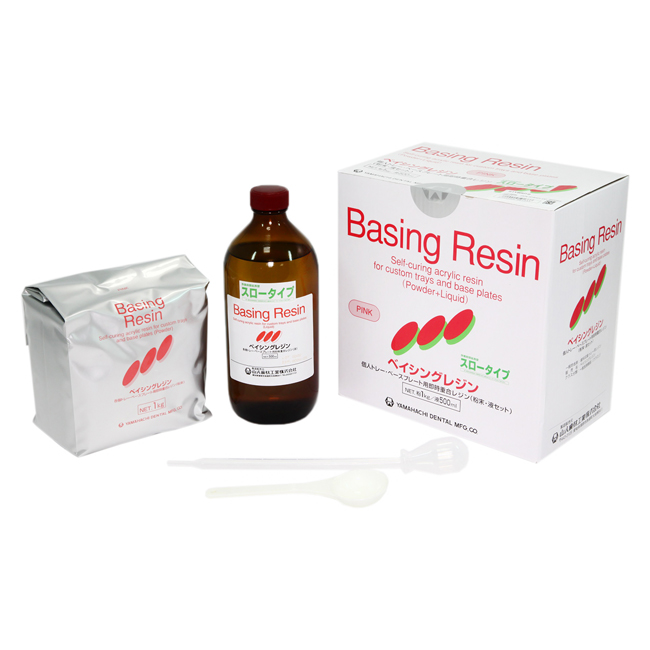 Пластмасса БЭЙЗИН РЕЗИН Х/О НАБОР / BASING RESIN, базисная пластмасса /PINK/, /1000 гр.+500 мл./, YAMAHACHI