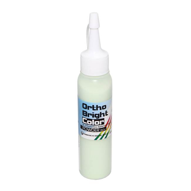 ОРТО БРАЙТ КОЛОР /зеленый/ / Ortho Bright Color /green/,пластмасса для ортодонтии, 1 уп. /50 гр./, YAMAHACHI
