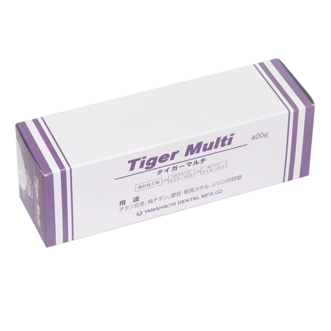 Паста ТАЙГЕР МУЛТИ / TIGER MULTI, для полировки пластмассы сплавов из титана, металла, композитов, 1 брикет / 400 гр. YAMAHACHI, Япония