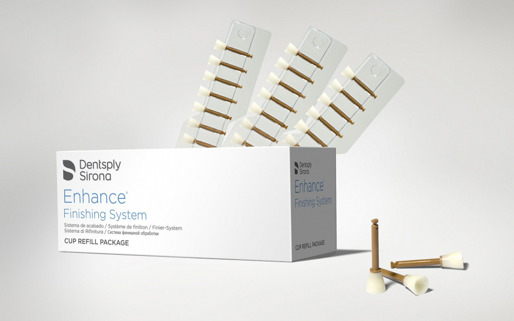 ИНХАНС / Enhance Finishing Discs, полиры силиконовые /диск/, кассета 10 шт., арт. 624045X, Dentsply, США