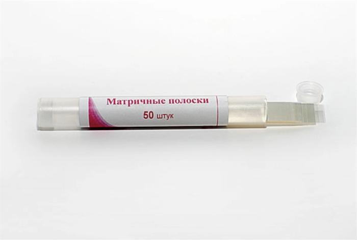 Пластины сепарационные лавсановые 10*90 мм. /50 шт./, СТОМАДЕНТ