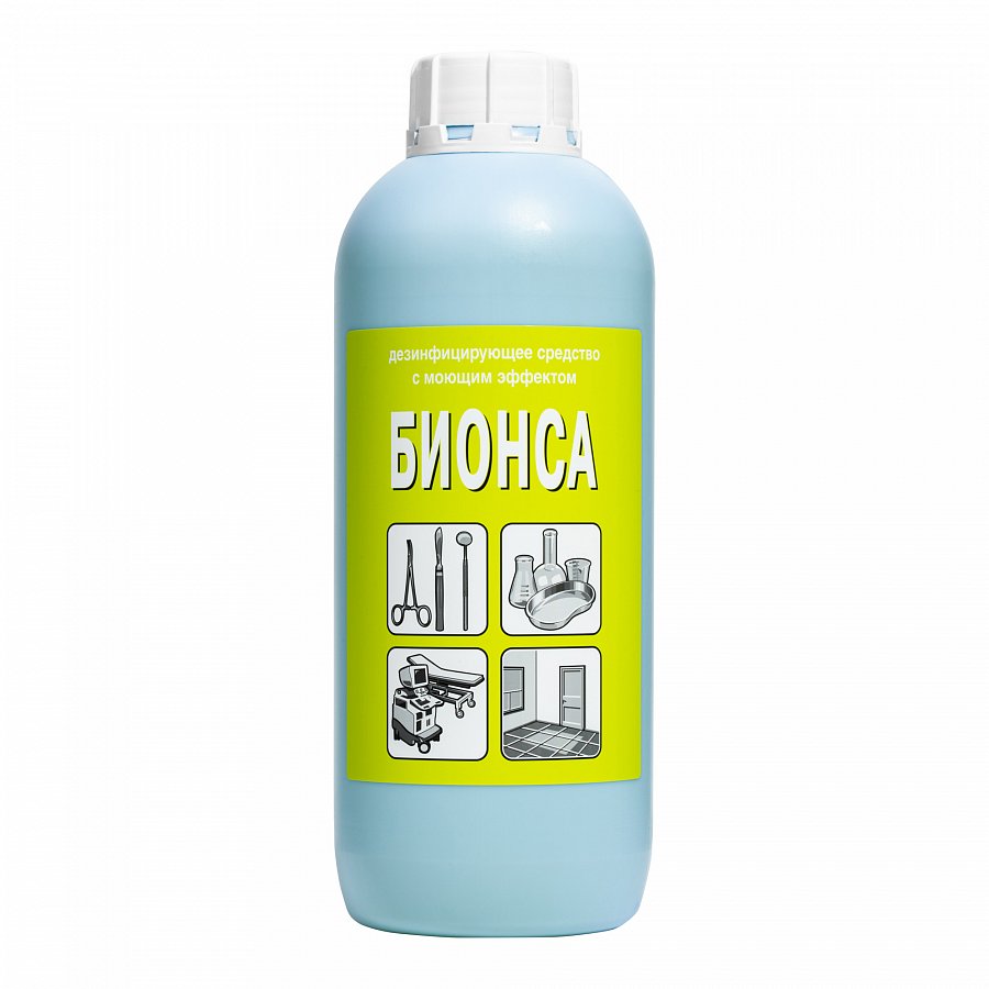 Средство дезинфицирующее БИОНСА /концентрат/, 1 л., БОЗОН / маркировка