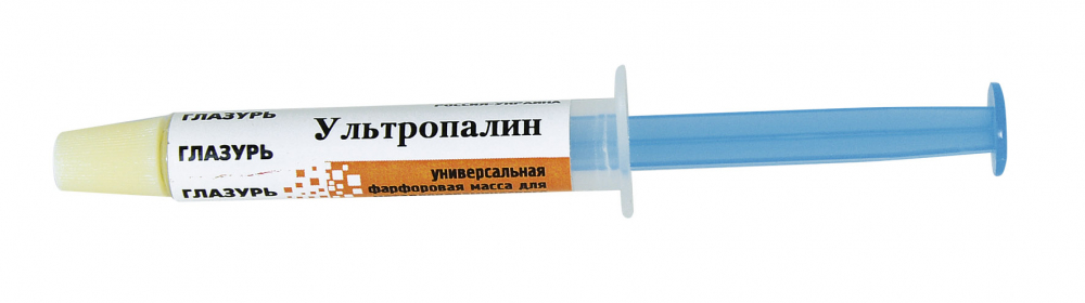 Керамическая масса УЛЬТРОПАЛИН, глазурь, 4 гр., Владмива, Россия
