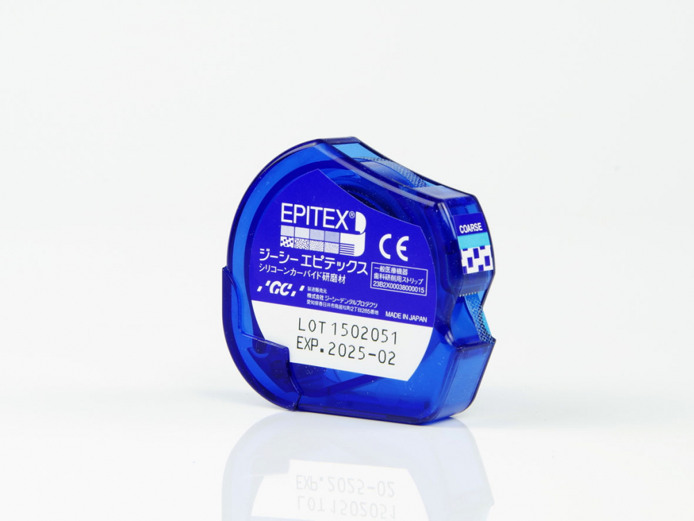 ЭПИТЕКС / EPITEX XFIN, полимерная штрипса сверхмелкозернистые, розовая  /#1200*50 мкм/ /10 м*5 мм/, 1 шт., GС