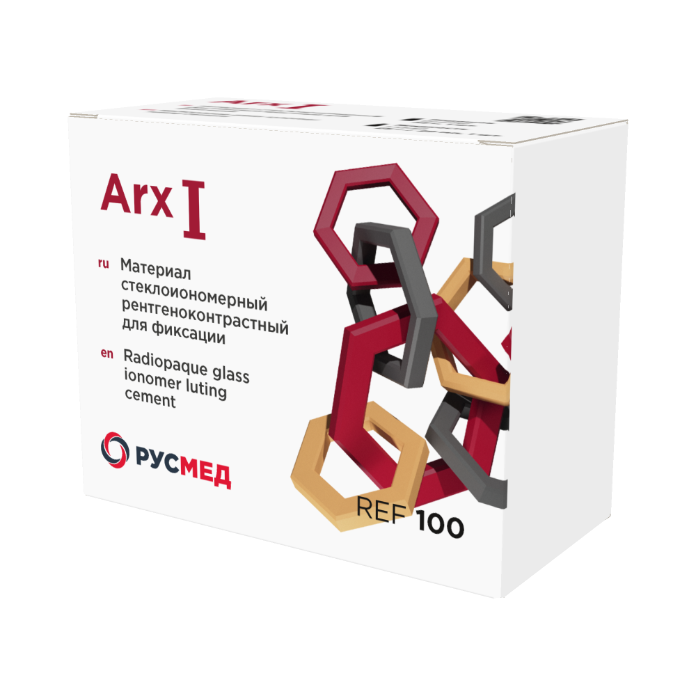 АЙЭРИКС I / ARX I, цемент стеклоиономерный для фиксации, /35 гр.+25 гр./20 мл.//, РУСМЕД