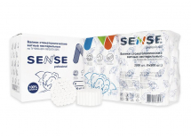 Валики ватные стоматологические SENSE professional M /38*10 мм./, 1 упаковка п/э /2000 шт./ Россия