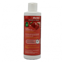 Фторирующий гель Sherbet APF Gel, 1.23%, клубничный рай, 500 мл., США / маркировка